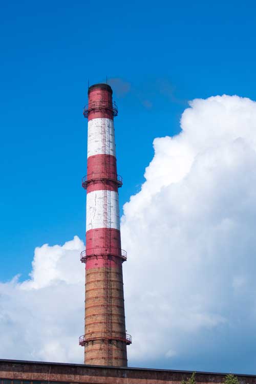 industrial smokestack